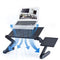 NÖRDIC notebook holder foldable and adjustable up to 17 "laptop stand laptop desk