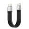 NÖRDIC short USB4 cable 14cm 40Gbps data 8K video PD 100W compatible with Thunderbolt 3