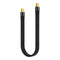 NÖRDIC short flat cable Thunderbolt 4 14cm 40Gbps data 8K video PD 100W compatible with TB3 and USB4
