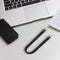 NÖRDIC short flat cable Thunderbolt 4 14cm 40Gbps data 8K video PD 100W compatible with TB3 and USB4