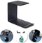 NÖRDIC universal earphone holder in plastic, attached under the table, black