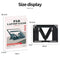 NÖRDIC universal laptop stand adjustable foldable for up to 17 inch laptop and tablets laptop holder stand plastic
