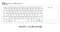 NÖRDIC wireless 2.4G Keyboard with touchpad 78 keys IOS Android Windows Arabic layout