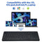 NÖRDIC wireless 2.4G Keyboard with touchpad 78 keys IOS Android Windows US layout