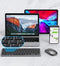 NÖRDIC wireless Bluetooth and 2.4G mouse and keyboard kit US layout