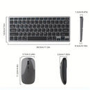 NÖRDIC wireless Bluetooth and 2.4G mouse and keyboard kit US layout