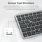 NÖRDIC wireless Bluetooth and 2.4G mouse and keyboard kit US layout