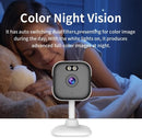 NÖRDIC 2K Surveillance Camera, WiFi compatible for indoor use with 32GB SD card, 5GHz & 2.4GHz support for AI Starlight Color Night Vision, AI Person & Motion Detection