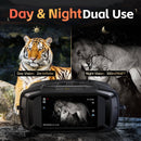 NVS-40 Telescope 4K HD Binoculars with Night Vision 6X Digital Zoom 300m Hunting Camping Scope Clock Observing Objects