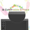 Professional graphic drawing tablet with 12+16 programmable keys. Compatible with Windows Mac Android and it is battery-free