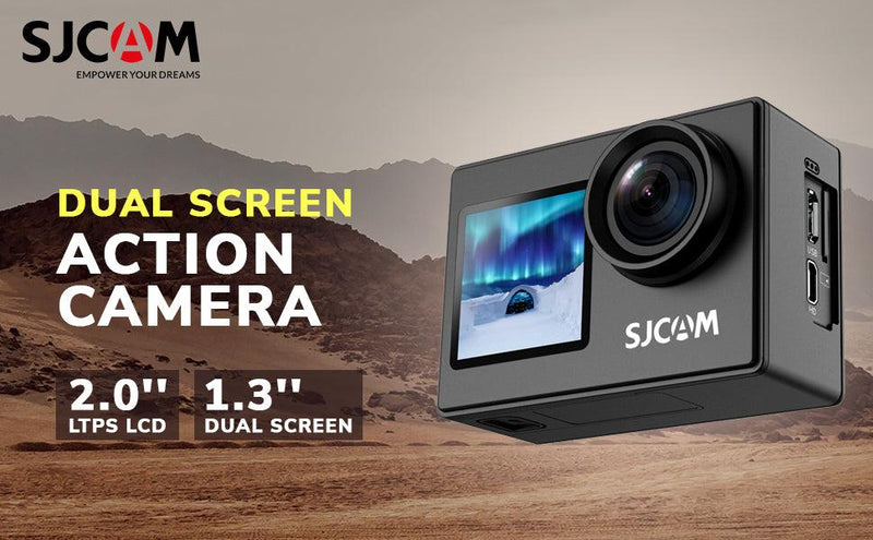 SJCAM SJ4000Dual Screen 4K 30fps Action camera, Wifi, Dual screen, Waterproof shell. portable