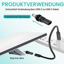 Starlink Mini Adapter USB-C PD 100W Female to DC 5.5 × 2.1mm, Waterproof