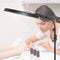 Studio LED ring lamp selfie 48cm diameter dimmable adjustable with width range of colors and 2m stand ring light studio