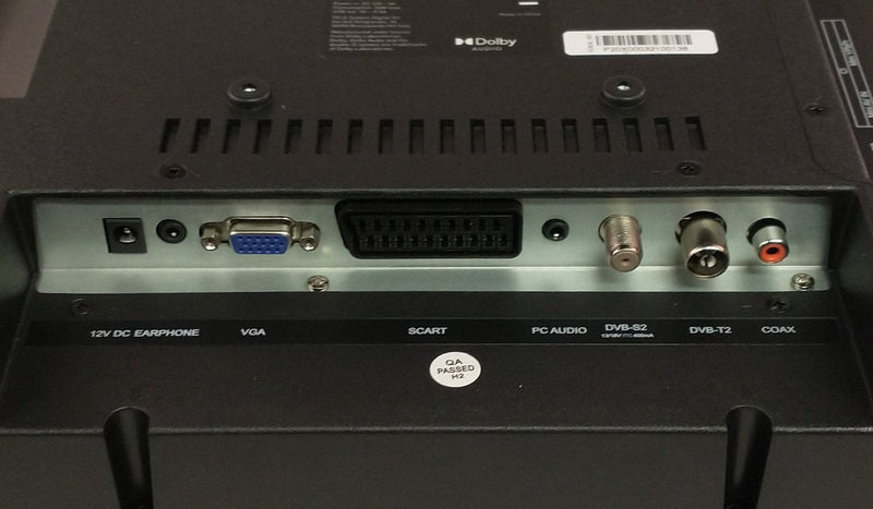 TV 20tum 12V DC 100-240V för båt husvagn husbil DVB-T2 DVB-S2 VESA 100x100