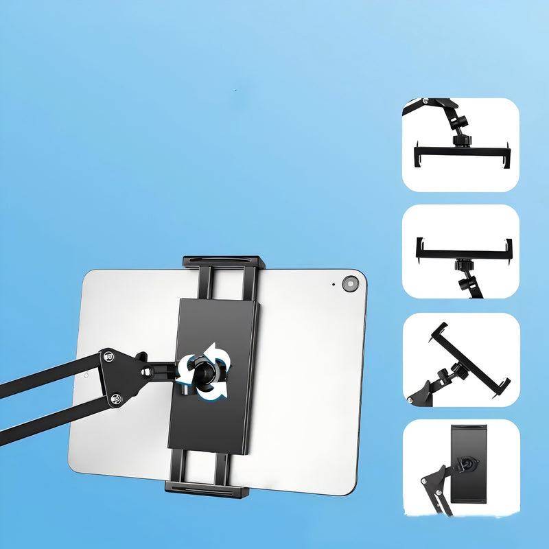 Table stand for mobile phone and tablet screen rotation and height adjustable holders for mobile and tablet