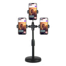 Table stand for three mobile phones