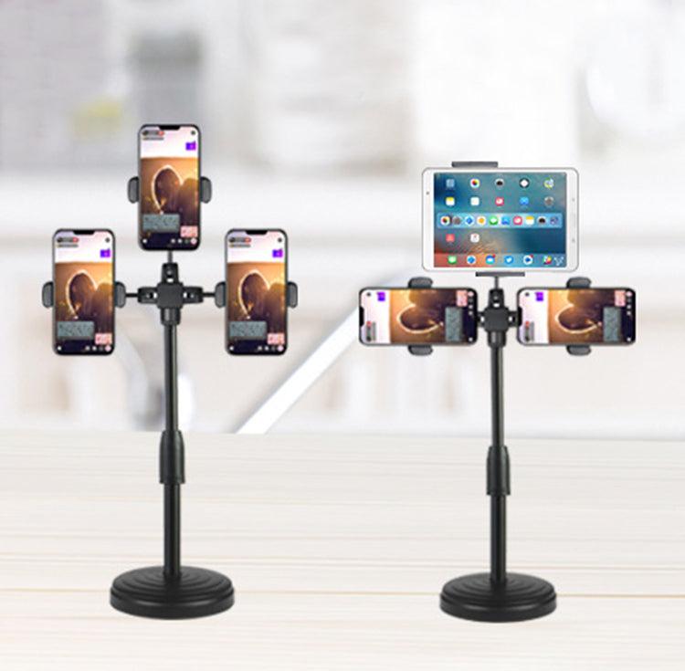 Table stand for three mobile phones