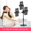 Table stand for three mobile phones