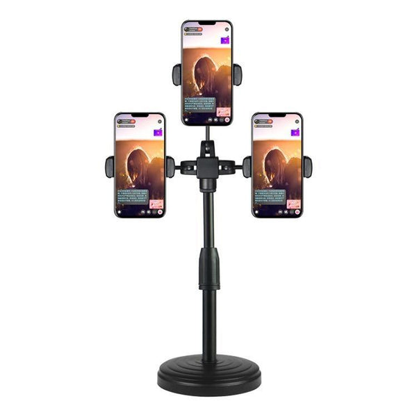 Table stand for three mobile phones