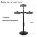 Table stand for three mobile phones