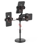 Table stand for three mobile phones