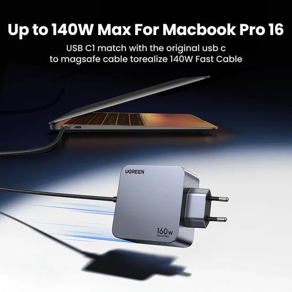 UGREEN 160W USB C Charger Nexode X, PD 3.1 4-Port GaN Charger