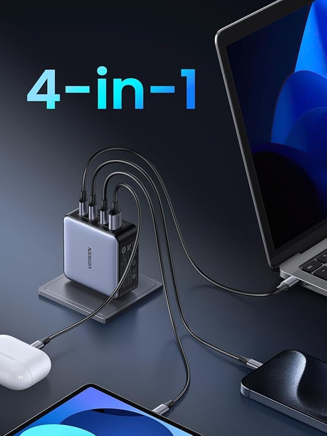 UGREEN 160W USB C Charger Nexode X, PD 3.1 4-Port GaN Charger