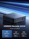 UGREEN 200W USB-C Charger, Nexode 6-Port GaN Desktop Charger