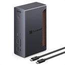 UGREEN Revodok Max Thunderbolt 5 Docking Station 13-in-1, 120Gbps, 3xTB5 Ports, 8K@60Hz/6K@60Hz/4K@240Hz, 140W Charging and 2.5Gbps Ethernet