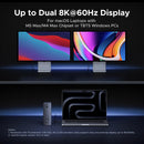 UGREEN Revodok Max Thunderbolt 5 Docking Station 13-in-1, 120Gbps, 3xTB5 Ports, 8K@60Hz/6K@60Hz/4K@240Hz, 140W Charging and 2.5Gbps Ethernet