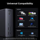 UGREEN Revodok Max Thunderbolt 5 Docking Station 13-in-1, 120Gbps, 3xTB5 Ports, 8K@60Hz/6K@60Hz/4K@240Hz, 140W Charging and 2.5Gbps Ethernet