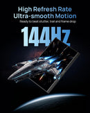 16.1" Portable USB Monitor 1920×1080p 144Hz, HDR, 106% sRGB, Ultra-Thin with Carrying Bag, for Laptop/PC/Mac/PS3/PS4/PS5/Xbox