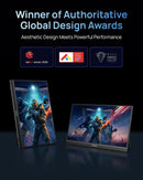 16.1" Portable USB Monitor 1920×1080p 144Hz, HDR, 106% sRGB, Ultra-Thin with Carrying Bag, for Laptop/PC/Mac/PS3/PS4/PS5/Xbox