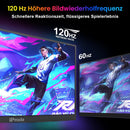 18.5" Portable USB Monitor 1920x1080p 120Hz, USB-C/HDMI, IPS, 100% sRGB, HDR, for Laptop/Desktop/Phone/PS5/Xbox