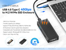 USB4.0 40Gbps to NVMe SSD Enclosure
