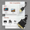 USB-A to RS232 DB9 Male Cable for Serial Devices with FTDI Chipset