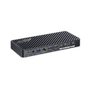 USB-C KVM Docking Station for 2 Laptops, Dual 4K Display, 11-in-1 with 100W PD, 1Gbps LAN & EDID Emulation