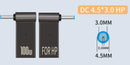 NÖRDIC USB-C to Laptop Charging Adapter, USB-C to DC Plug, 100W PD, DC 4.5×3.0 mm for HP