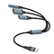 NÖRDIC USB-C Splitter 1 to 3, 1xUSB-A 1xUSB-C PD60W 1x3.5mm Headphone Jack OTG Cable