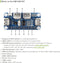 USB HUB HAT 4-Port for Raspberry Pi Zero/A+/B/B+/2/3 – Supports USB-A and Serial Debugging with Onboard USB to UART