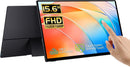 15.6" Portable USB Touchscreen 1920x1080p 60Hz, USB-C/HDMI, IPS, 45% sRGB, 1000:1 Contrast Ratio, Low Blue Light, for Laptop/Desktop/Phone/PS5/Xbox