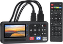 Video to Digital Converter 4K HDMI/CVBS/VGA/YPBPR Input Video Recorder from VCR, DVD, VHS, Hi8, Camcorders – 4K Recording 1080P 60FPS