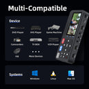 Video to Digital Converter 4K HDMI/CVBS/VGA/YPBPR Input Video Recorder from VCR, DVD, VHS, Hi8, Camcorders – 4K Recording 1080P 60FPS