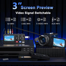 Digital recorder for recording from VHS tapes, VCR, DVR, DVD, Hi8, DV player, RCA, CVBS, TV box, camcorder, gaming consoles to USB or MicroSD card
