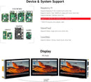 Waveshare 4.3-inch LCD Touch Screen for Raspberry Pi 5/4B/3B+/3A+/3B/2B/B+/A+ 800 × 480 IPS