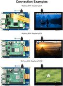 Waveshare 4.3-inch LCD Touch Screen for Raspberry Pi 5/4B/3B+/3A+/3B/2B/B+/A+ 800 × 480 IPS