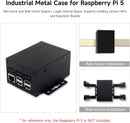 Waveshare Industrial Grade Metal Case (D) for Raspberry Pi 5