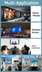 NÖRDIC Wireless HDMI Extender Transmitter/Receiver 1080P HD 5G Wifi for Laptop to TV PC Monitor Projector 50m