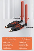 NÖRDIC Wireless HDMI Extender Transmitter & Receiver 150m, 1080P@60Hz Full HD, 5G Plug & Play