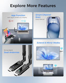 Wireless HDMI Transmitter/Receiver 1 to 2, 1080P 60Hz 400 m